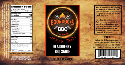 Boondocks Blackberry BBQ Sauce