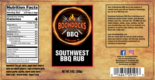 Boondocks Southwest BBQ Rub